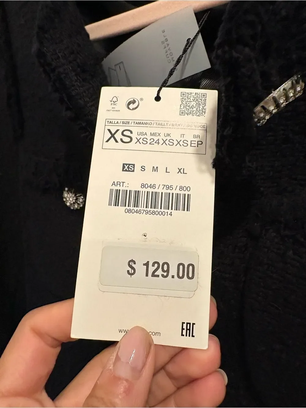 Zara elegant black